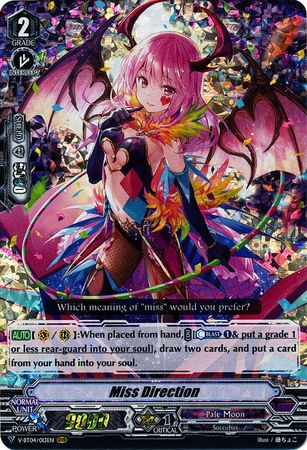 Miss Direction V BT04 013EN Triple Rare RRR V Booster Set 4 Vilest Deletor Singles Miss Direction V BT04 013EN Triple Rare RRR V Booster Set 4 Vilest Deletor Singles