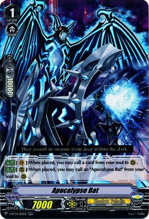 Apocalypse Bat V BT04 015EN Double Rare RR Apocalypse Bat V BT04 015EN Double Rare RR