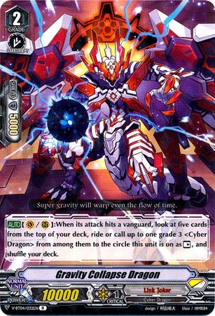 Gravity Collapse Dragon V BT04 032EN Rare RR V Booster Set 4 Vilest Deletor Singles Gravity Collapse Dragon V BT04 032EN Rare RR V Booster Set 4 Vilest Deletor Singles