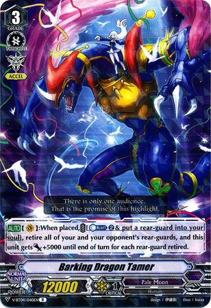 Barking Dragon Tamer V BT04 040EN Rare RR V Booster Set 4 Vilest Deletor Singles Barking Dragon Tamer V BT04 040EN Rare RR V Booster Set 4 Vilest Deletor Singles