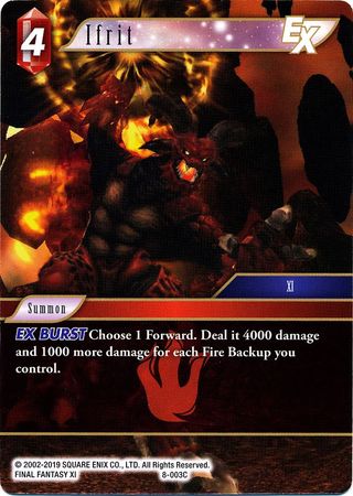 Ifrit 8 003C Common Opus VIII Collection Singles Ifrit 8 003C Common Opus VIII Collection Singles