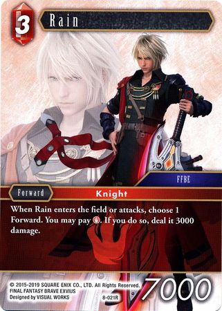 Rain 8 021R Rare Rain 8 021R Rare
