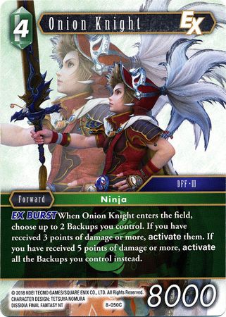 Onion Knight 8 050C Common Opus VIII Collection Singles Onion Knight 8 050C Common Opus VIII Collection Singles