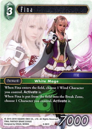Fina 8 061C Common Opus VIII Collection Singles Fina 8 061C Common Opus VIII Collection Singles