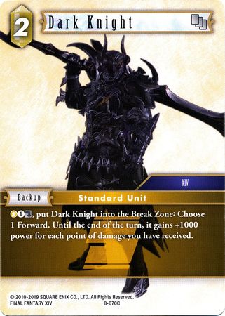 Dark Knight 8 070C Common Dark Knight 8 070C Common