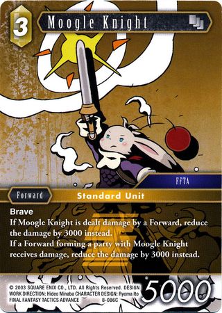 Moogle Knight 8 086C Common Opus VIII Collection Singles Moogle Knight 8 086C Common Opus VIII Collection Singles