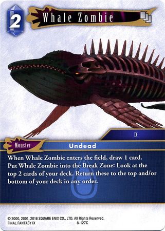 Whale Zombie 8 127C Common Opus VIII Collection Singles Whale Zombie 8 127C Common Opus VIII Collection Singles