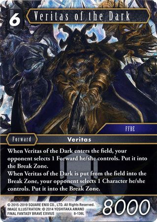 Veritas of the Dark 8 136L Legend Veritas of the Dark 8 136L Legend