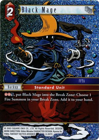 Black Mage 8 007C Common Foil Black Mage 8 007C Common Foil