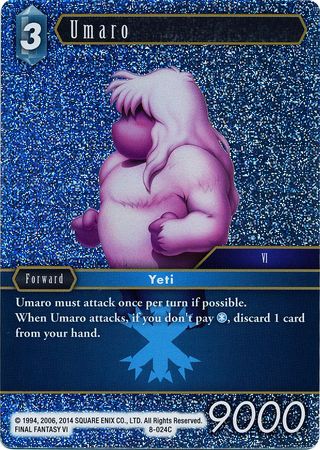 Umaro 8 024C Common Foil Opus VIII Collection Foil Singles Umaro 8 024C Common Foil Opus VIII Collection Foil Singles