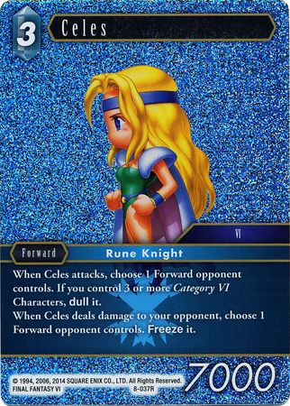 Celes 8 037R Rare Foil 