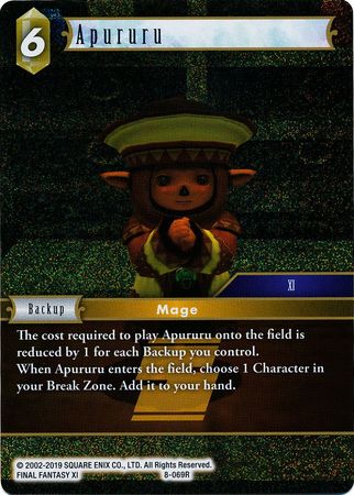 Apururu 8 069R Rare Foil Opus VIII Collection Foil Singles Apururu 8 069R Rare Foil Opus VIII Collection Foil Singles