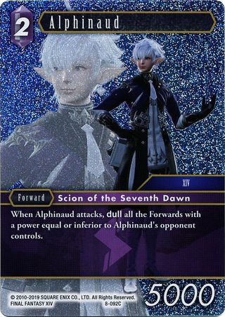 Alphinaud 8 092C Common Foil Opus VIII Collection Foil Singles Alphinaud 8 092C Common Foil Opus VIII Collection Foil Singles