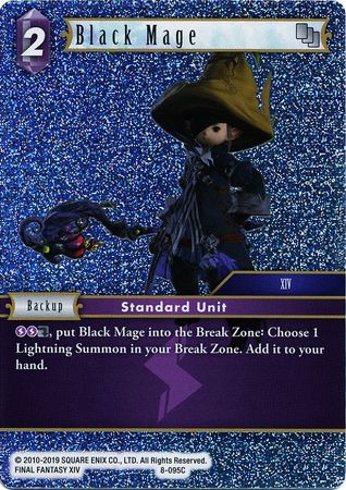 Black Mage 8 095C Common Foil Black Mage 8 095C Common Foil