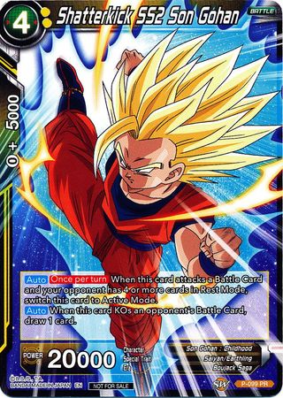 Shatterkick SS2 Son Gohan P 099 Non Foil Promo Other Dragon Ball Super Promos Shatterkick SS2 Son Gohan P 099 Non Foil Promo Other Dragon Ball Super Promos