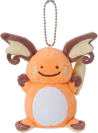 Raichu as Ditto Keychain Plush Official Pokemon Plushes Toys Apparel Raichu as Ditto Keychain Plush Official Pokemon Plushes Toys Apparel
