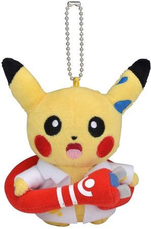 Pikachu Laboratory Keychain Plush Official Pokemon Plushes Toys Apparel Pikachu Laboratory Keychain Plush Official Pokemon Plushes Toys Apparel