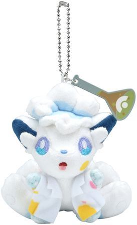 Alolan Vulpix Laboratory Keychain Plush Official Pokemon Plushes Toys Apparel Alolan Vulpix Laboratory Keychain Plush Official Pokemon Plushes Toys Apparel