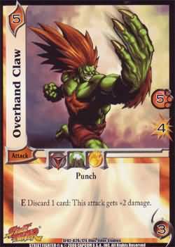 Overhand Claw SF02 029 Common UFS UFS SF02 World Warriors Singles Overhand Claw SF02 029 Common UFS UFS SF02 World Warriors Singles