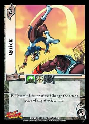Quick SF01 139 Common UFS UFS SF01 Street Fighter Singles Quick SF01 139 Common UFS UFS SF01 Street Fighter Singles
