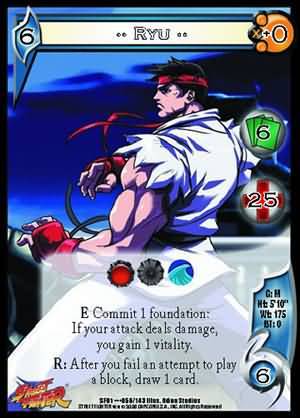 Ryu SF01 056 Rare UFS Ryu SF01 056 Rare UFS