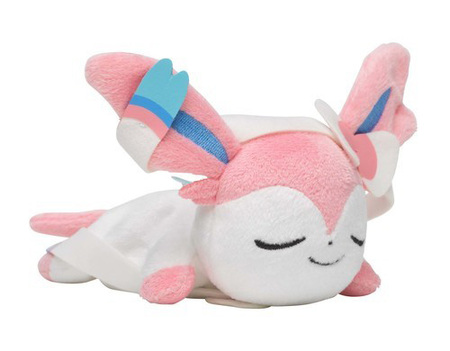 pokemon sleeping sylveon plush