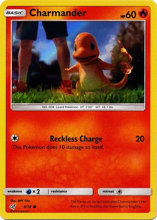 Charmander Detective Pikachu Pokémon Card 