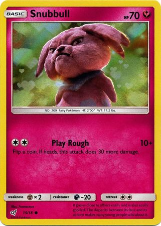 Detective pikachu Snubbull promo cards.