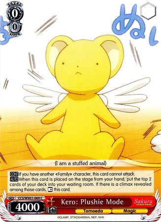 Kero Plushie Mode CCS WX01 069EN Common C Kero Plushie Mode CCS WX01 069EN Common C