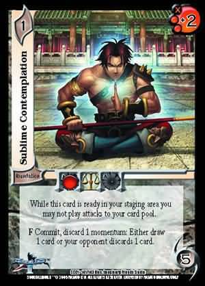Sublime Contemplation SC01 141 Common UFS UFS SC01 Soul Calibur 3 Singles Sublime Contemplation SC01 141 Common UFS UFS SC01 Soul Calibur 3 Singles