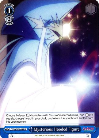 Mysterious Hooded Figure CCS WX01 097EN Uncommon U Weiss Schwarz Cardcaptor Sakura Clear Card Booster Set Mysterious Hooded Figure CCS WX01 097EN Uncommon U Weiss Schwarz Cardcaptor Sakura Clear Card Booster Set