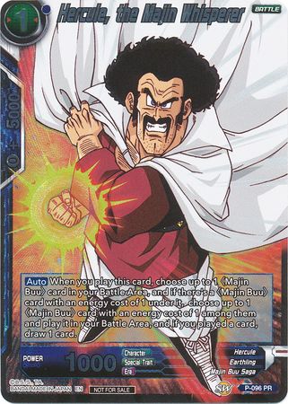 Hercule the Majin Whisperer P 096 Foil Promo Hercule the Majin Whisperer P 096 Foil Promo