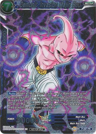 Demonic Invasion Majin Buu P 097 Foil Promo Demonic Invasion Majin Buu P 097 Foil Promo