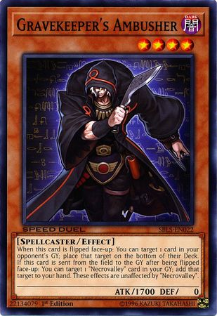 Gravekeeper s Ambusher SBLS EN022 Common 1st Edition Speed Duel Arena of Lost Souls Singles Gravekeeper s Ambusher SBLS EN022 Common 1st Edition Speed Duel Arena of Lost Souls Singles