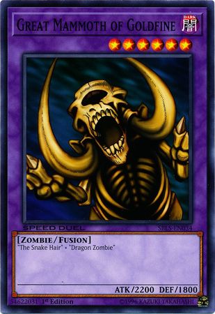 Great Mammoth of Goldfine SBLS EN034 Common 1st Edition Speed Duel Arena of Lost Souls Singles Great Mammoth of Goldfine SBLS EN034 Common 1st Edition Speed Duel Arena of Lost Souls Singles
