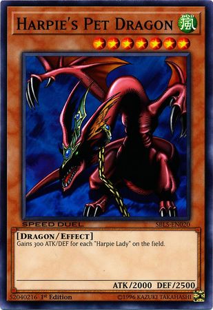 Harpie s Pet Dragon SBLS EN020 Common 1st Edition Speed Duel Arena of Lost Souls Singles Harpie s Pet Dragon SBLS EN020 Common 1st Edition Speed Duel Arena of Lost Souls Singles