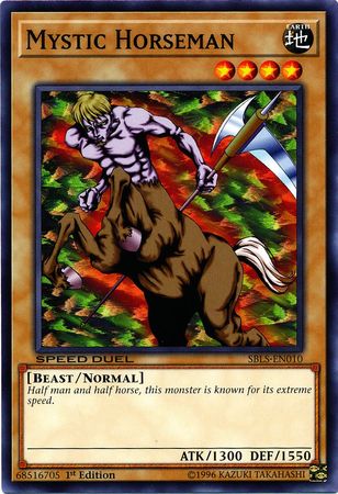 Mystic Horseman SBLS EN010 Common 1st Edition Speed Duel Arena of Lost Souls Singles Mystic Horseman SBLS EN010 Common 1st Edition Speed Duel Arena of Lost Souls Singles