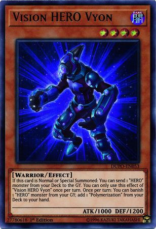 Vision HERO Vyon - Duel Power 1st Edition - Yugioh | TrollAndToad