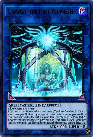 The First Propheseer 1st Edition Ultra Rare DUPO-EN072 Yu-Gi-Oh! Crowley