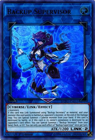 Backup Supervisor DUPO EN015 Ultra Rare 1st Edition Duel Power 1st Edition Singles Backup Supervisor DUPO EN015 Ultra Rare 1st Edition Duel Power 1st Edition Singles