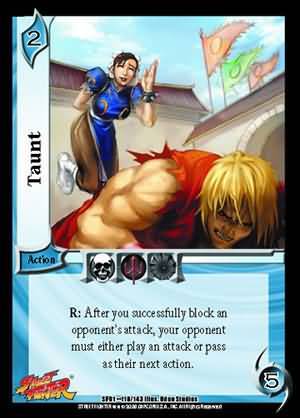 Taunt SF01 118 Uncommon UFS Taunt SF01 118 Uncommon UFS