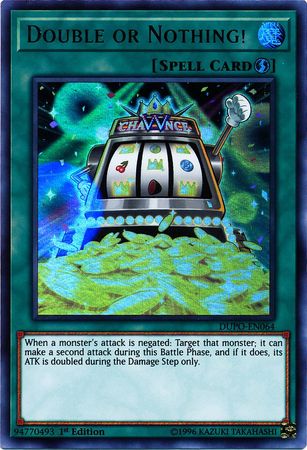 Double or Nothing GENF-EN046 Common Yu-Gi-Oh Card 1st Edition New