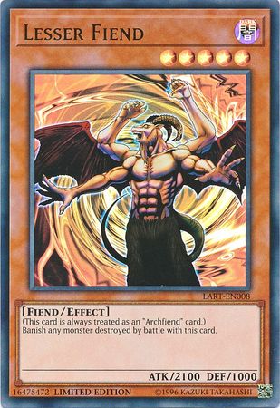 Lesser Fiend LART EN008 Ultra Rare Lesser Fiend LART EN008 Ultra Rare
