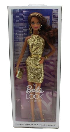 Barbie The Look Gold Dress Doll Barbie The Look Gold Dress Doll