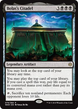 Bolas s Citadel 079 264 War of the Spark Singles Bolas s Citadel 079 264 War of the Spark Singles