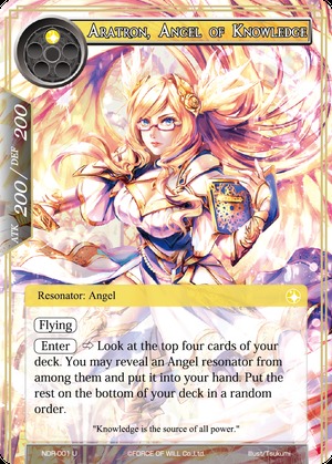 Aratron Angel of Knowledge NDR 001 Uncommon Aratron Angel of Knowledge NDR 001 Uncommon