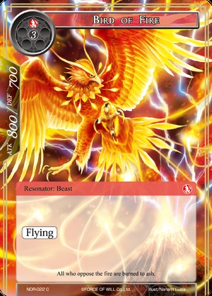 Bird of Fire NDR 022 Common Force of Will New Dawn Rises Singles Bird of Fire NDR 022 Common Force of Will New Dawn Rises Singles