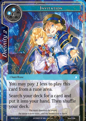 Invitation NDR 045 Uncommon Force of Will New Dawn Rises Singles Invitation NDR 045 Uncommon Force of Will New Dawn Rises Singles