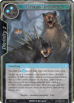 Diverse Evolution SNV 043 Uncommon Force of Will Strangers of New Valhalla Singles Diverse Evolution SNV 043 Uncommon Force of Will Strangers of New Valhalla Singles