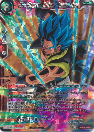 SSB Gogeta, Critical Combination - Promotion Cards - Dragon Ball